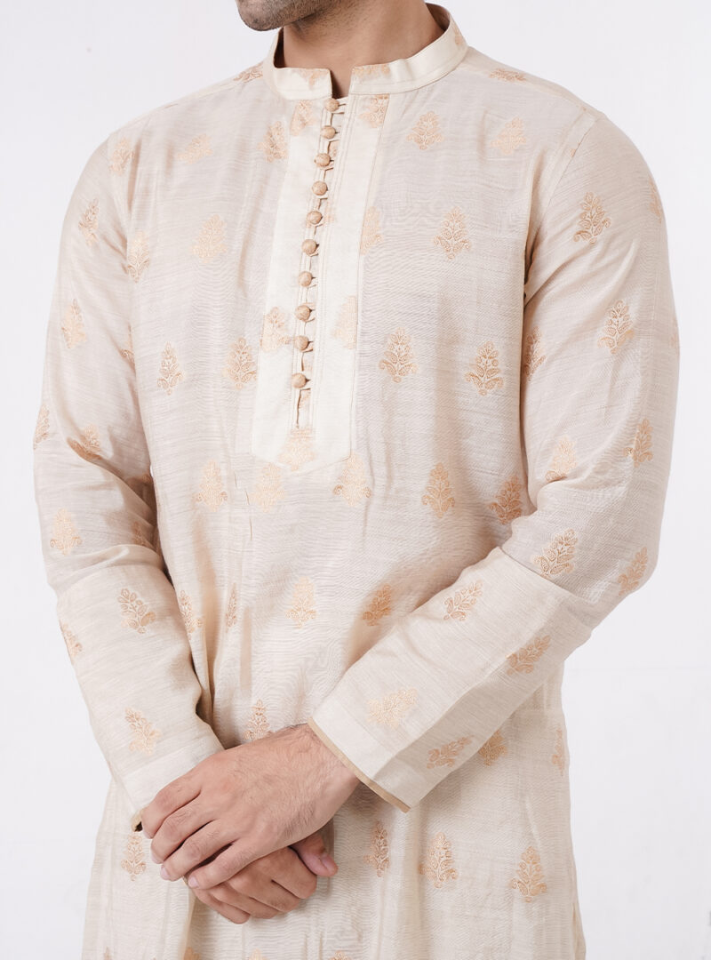 Ivory Kurta Pajama - Image 2