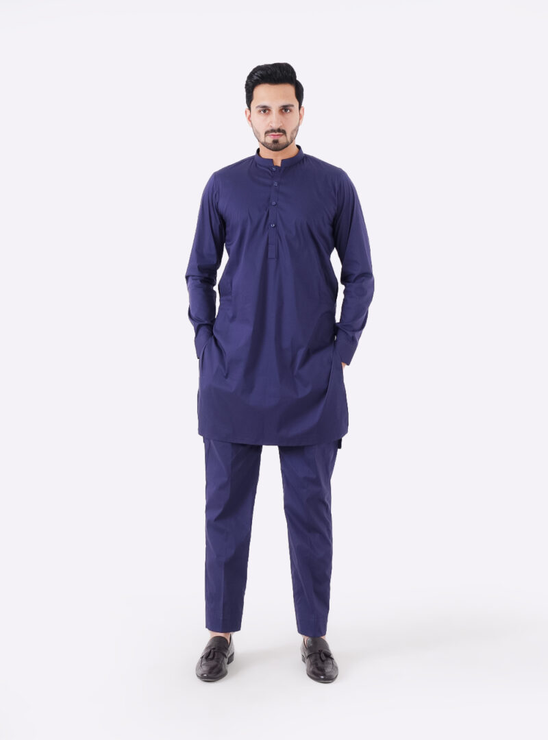 Dark Blue Kurta Pajama