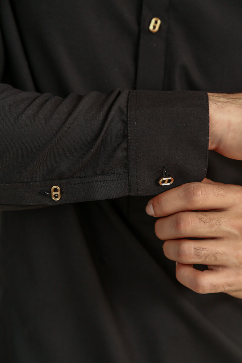 Black Kurta Pajama - Image 9