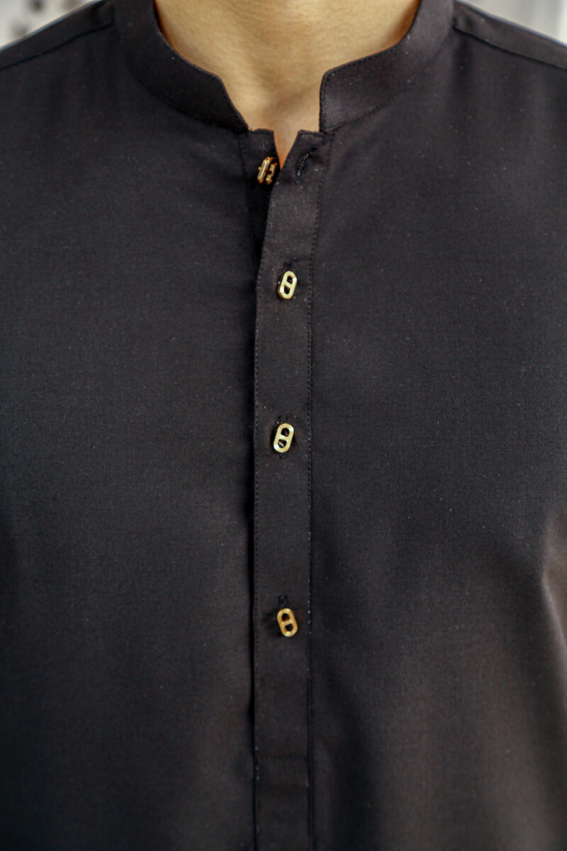 Black Kurta Pajama - Image 4