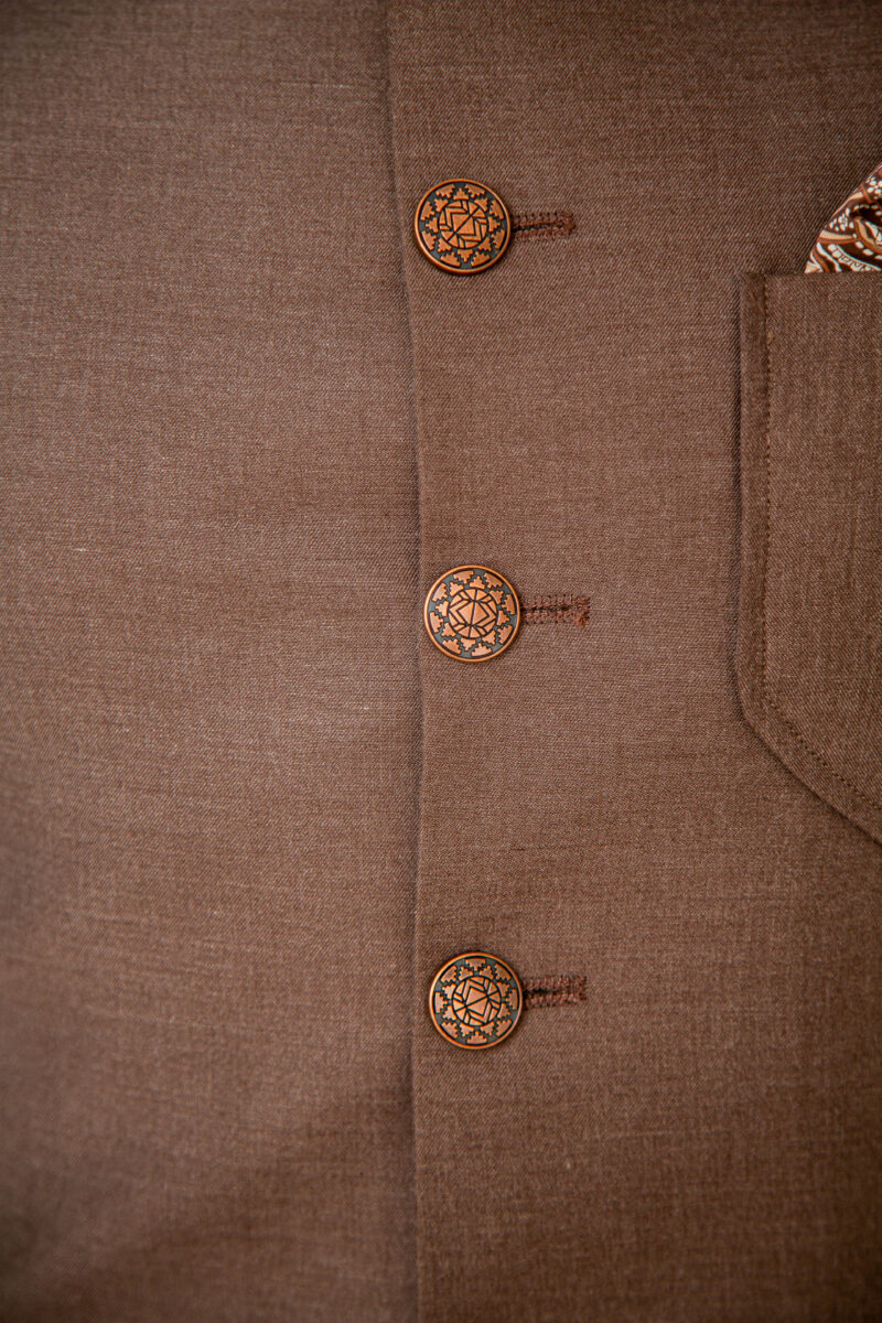 Brown Waistcoat - Image 3