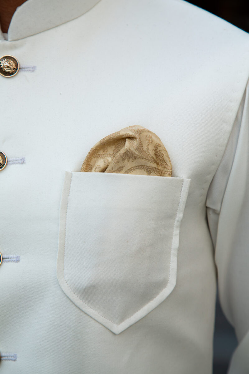 Off White Waistcoat - Image 5