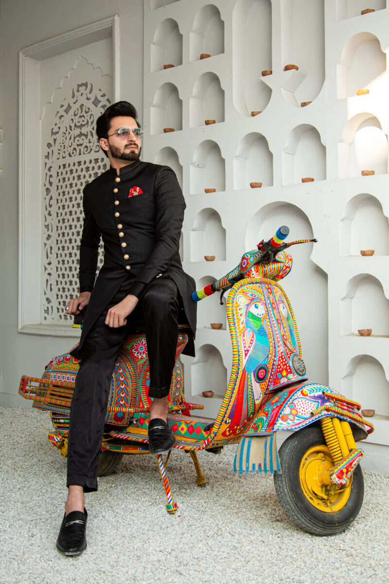 Black Sherwani - Image 5