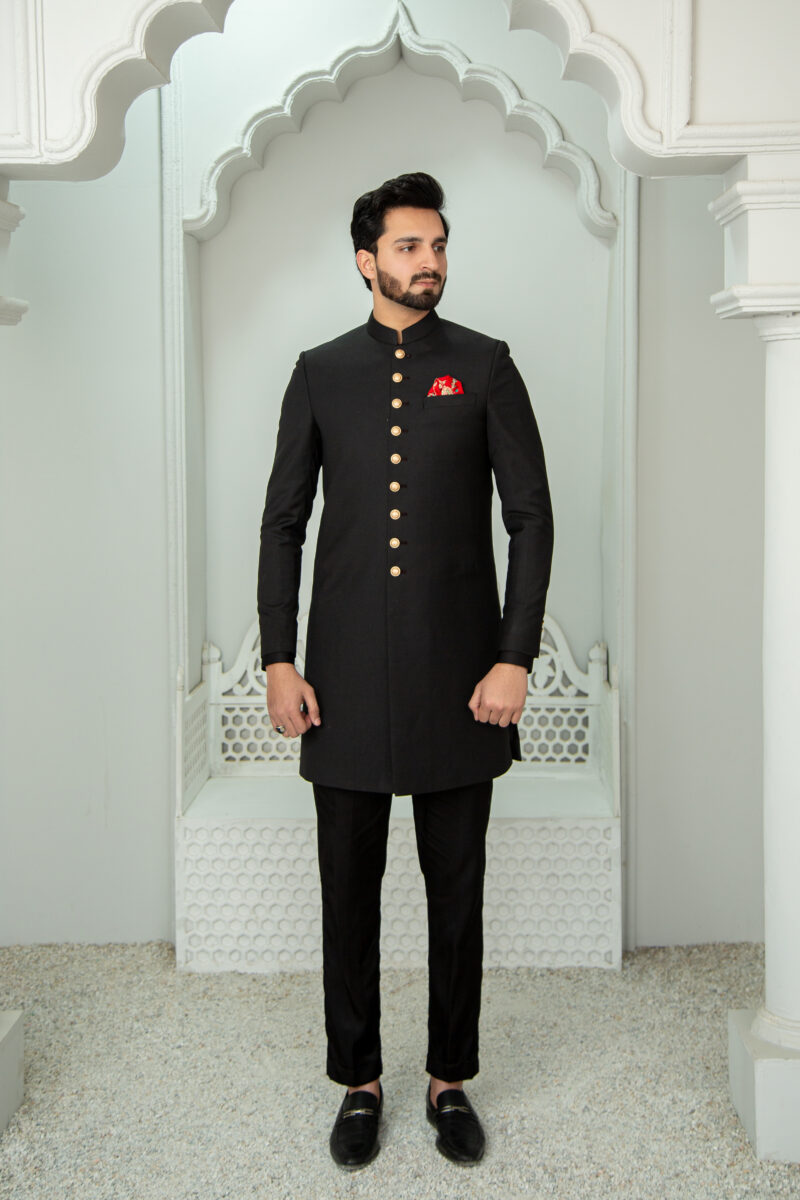 Black Sherwani