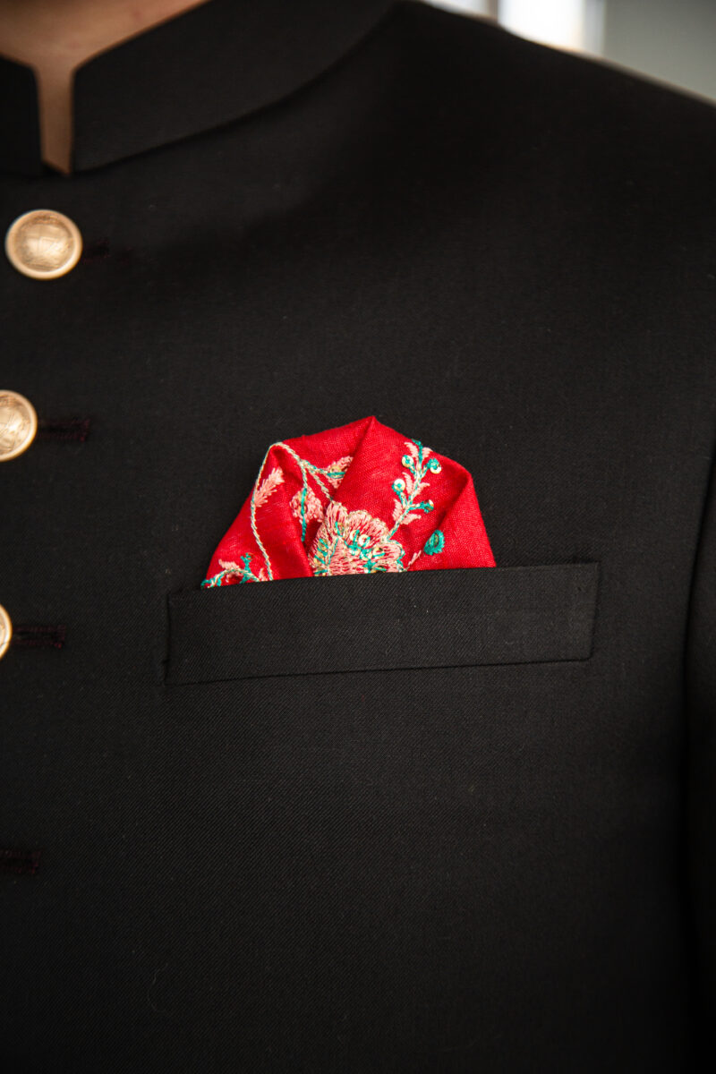 Black Sherwani - Image 2