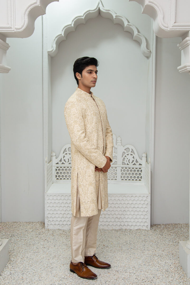 Ivory Sherwani - Image 6