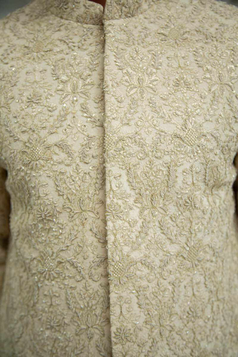 Ivory Sherwani - Image 3