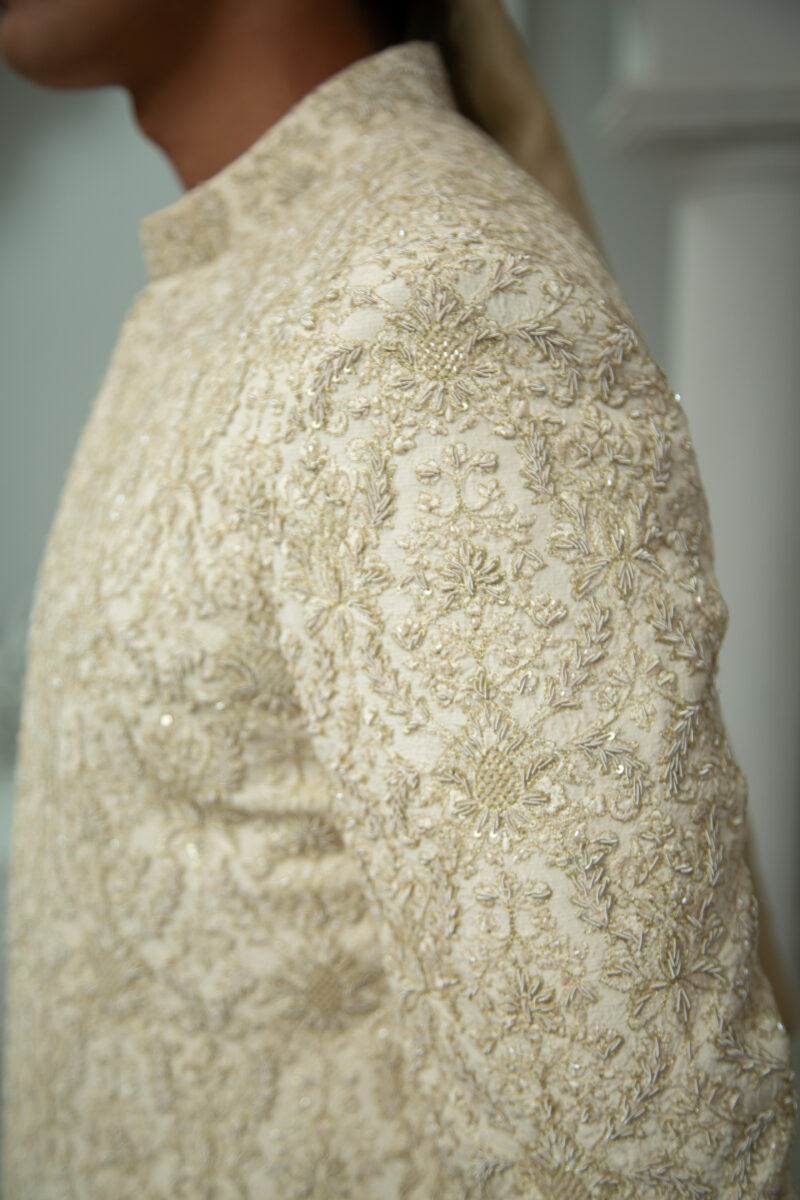 Ivory Sherwani - Image 4